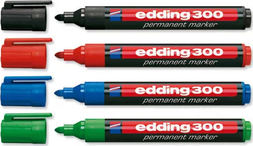 300 Permanent Markör Kalem Yuvarlak Uç 1,5-3mm