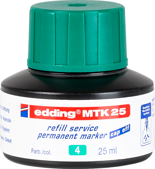 MTK 25 Permanent Markör Yedek Mürekkep 25 ml Yeşil