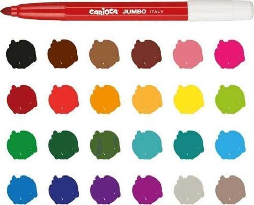 Jumbo Yıkanabilir Keçeli Boya Kalemi 24 Renk 40570
