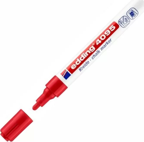 4095 LİKİT TEBEŞİR VE CAM KALEMİ KIRMIZI