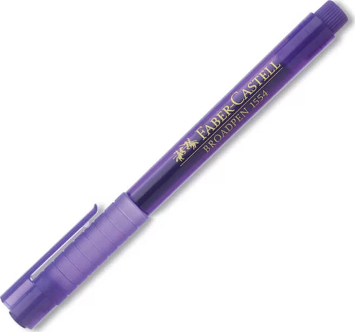1554 Broadpen Keçeli Kalem İnce Uç 0.8 mm Mor
