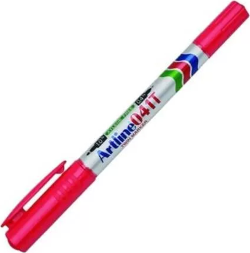 Twin Marker Permanent Kalemi 041T Kırmızı