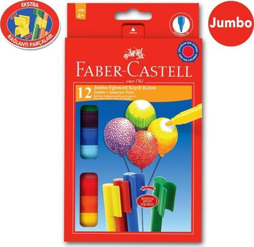 Faber Castell Eğlenceli Jumbo Keçeli Kalem 12 Renk