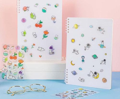 Loose-Leaf Sticker Kapak Notebook A4 Çizgili 24507