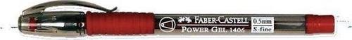 FABER-CASTELL POWER GEL JEL KALEM 0.5 KIRMIZI (140621)