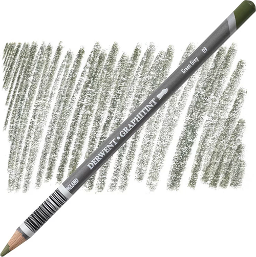 Graphitint Sulandırılabilen Renkli Grafit Kalem-Green Grey