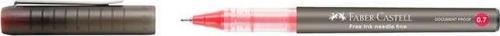 Faber-Castell Roller Kalem Free Ink Needle 0.5 mm Kırmızı
