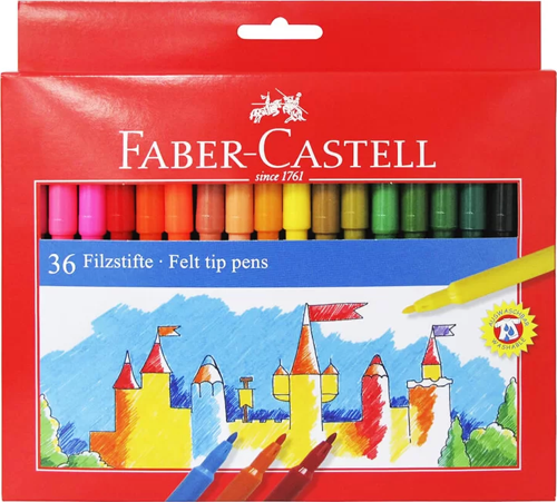UNİCOLOR KEÇELİ KALEM 36 RENK (554236)