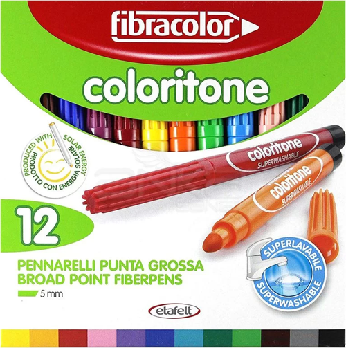 Coloritone Keçeli Kalem Seti 12 Renk