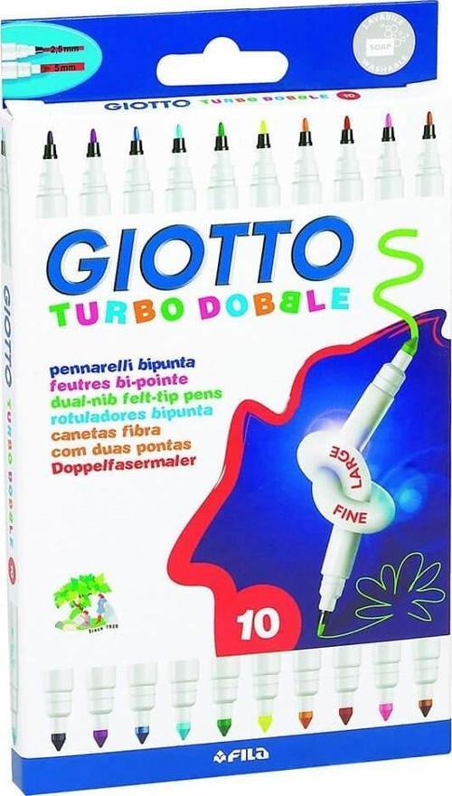 Turbo Double Keçeli Kalem 10 Renk 424600
