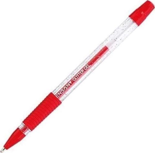 Simli Jel Kalem Kırmızı