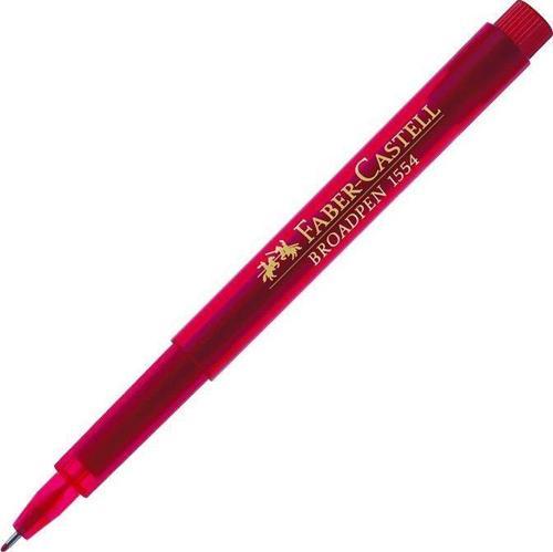 FABER-CASTELL BROADPEN ROLLER KALEM KIRMIZI (155421)