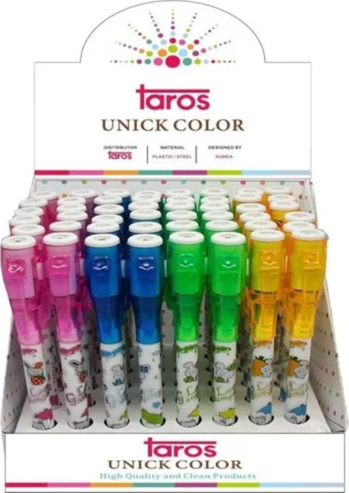 VİNTAGE LABEL SECRET PEN IŞIKLI JEL KALEM (859)