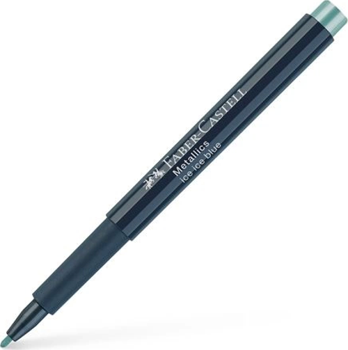 FABER-CASTELL ÇOK AMAÇLI MARKÖR METALİK BUZ MAVİSİ (160792)