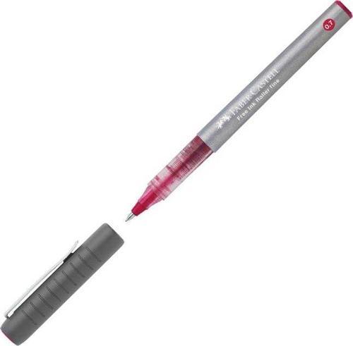 FABER-CASTELL FREE İNK ROLLER KALEM 07 KOYU KIRMIZI (348126)