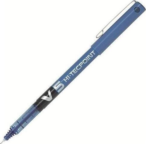 V5 Hi-Tecpoint Mavi İğne Uçlu Roller Kalem