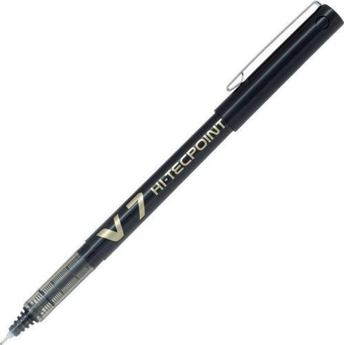 V7 Hi-Tecpoint Siyah İğne Uçlu Roller Kalem