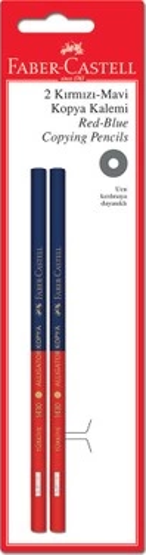 FABER-CASTELL KOPYA KALEMİ KIRMIZI-MAVİ 2Lİ BLİSTER (1501430200)
