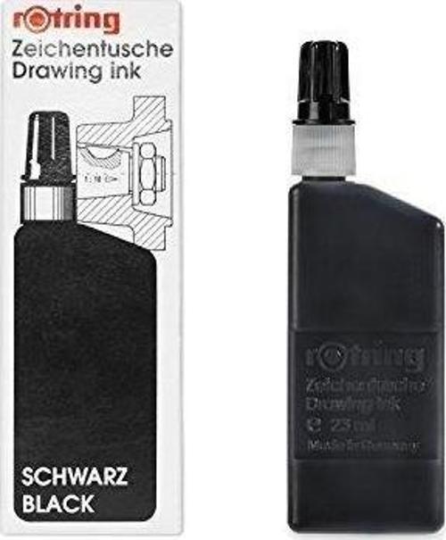 Siyah Isograph Rapido Mürekkebi (23 ml)