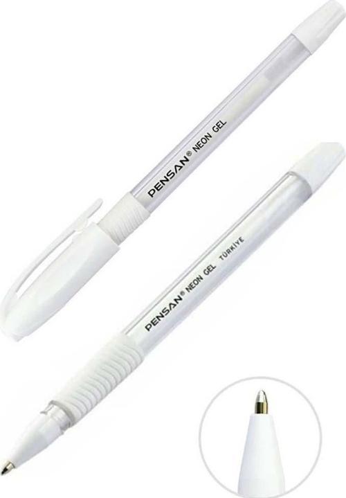 Neon Jel Kalem Beyaz