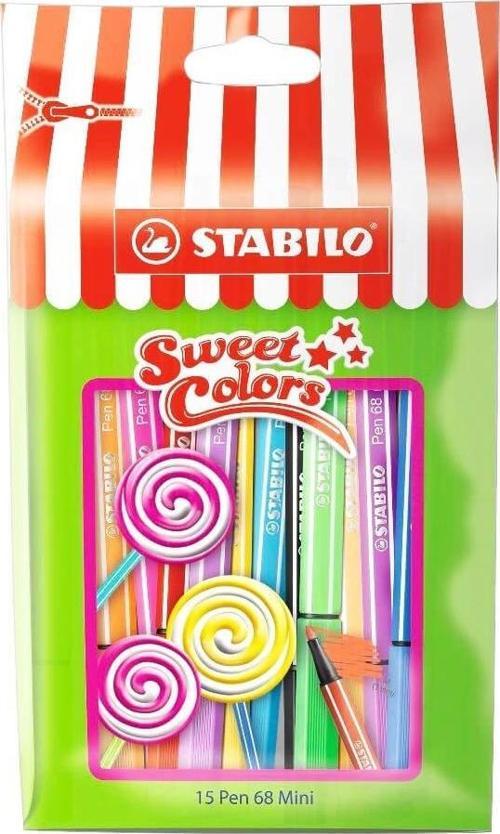 Pen 68 Sweet Colors Mini 15 Renk