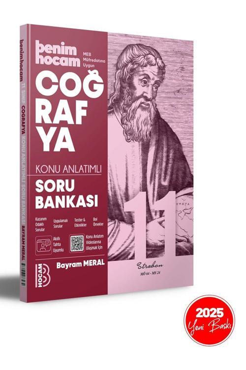Benim Hocam Yayınları 2025 11. Sınıf Coğrafya Konu Anlatımlı Soru Bankası 9786256073432