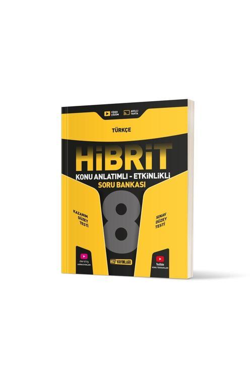 Hız Yayınları 8. Sınıf Hibrit Türkçe Soru Bankası