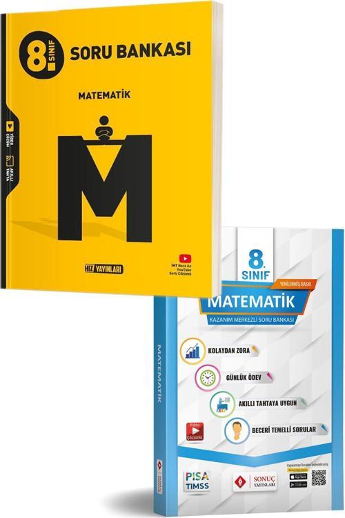 Hız Yayınları 8. Sınıf Hız 2024-2025 Matematik Soru Bankası (Sonuç Matematik Fasikül Seti Hediyeli)
