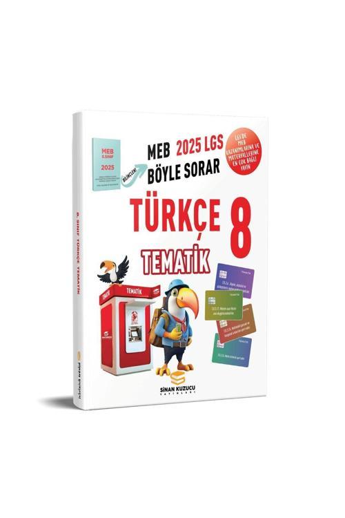Sinan Kuzucu Yayınları 2025 Lgs 8. Sınıf Türkçe Tematik Soru Bankası Sinan Kuzucu