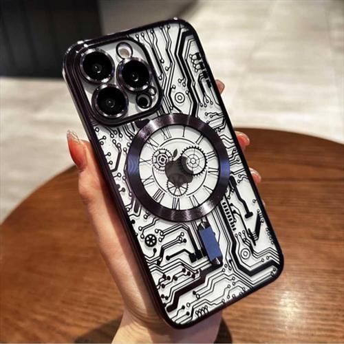 İphone 14 Pro Mekanik Desenli Tasarım Kılıf