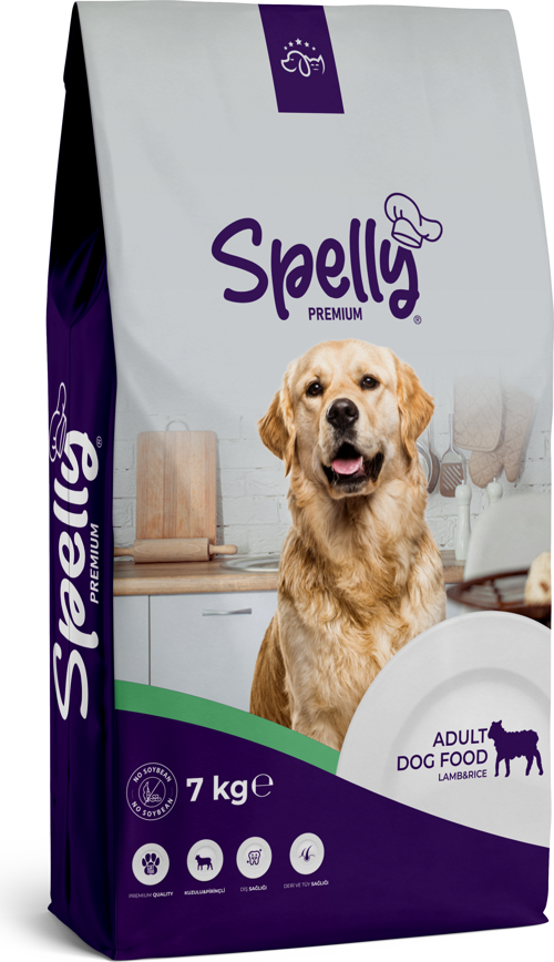YETİŞKİN KUZULU & PİRİNÇLİ KURU KÖPEK MAMASI 7 KG