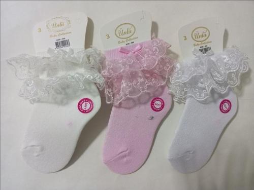 Ünlü Çocuk Dantelli Çorap