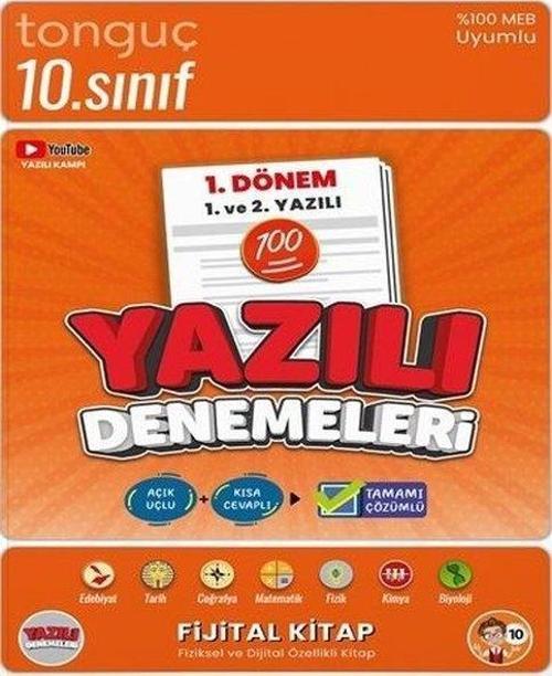 10. Sınıf Yazılı Denemeleri 1. Dönem 1. ve 2. Yazılı