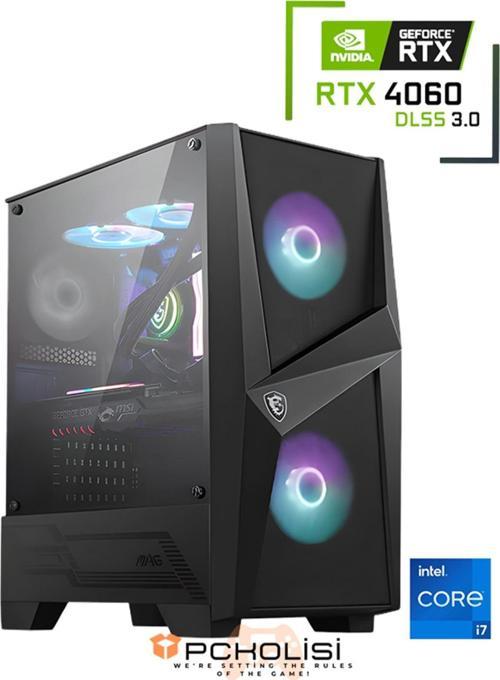 İntel Core İ7 13700F / 16Gb Ddr4 / 1 Tb 3300-3100 Mb /S M2 Ssd / Rtx4060Ti Gamıng Masaüstü Pc