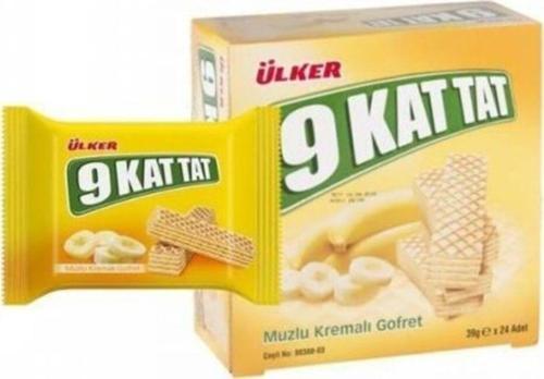 9 Kat Tat Muzlu Gofret 39 Gr X 24 Adet