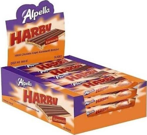 Alpella Harby Karamelli Bisküvi 25 G. X 24 Adet