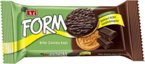 Form Bitter Çikolata Kaplı Lifli Bisküvi 50 G ( 10 Adet )