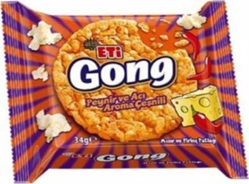 Gong Peynırlı Baharatlı 34 Gr X 18 Adet