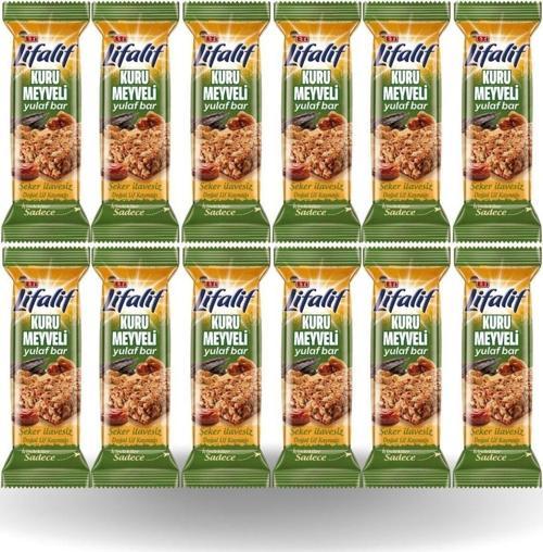 Lifalif Kuru Meyveli Yulaf Bar X 12 Adet