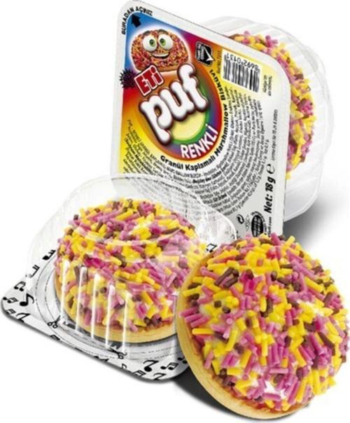 Puf Renkli 18 Gr X 48 Adet