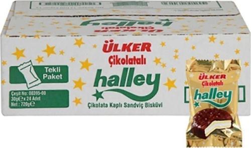 Çikolata Kaplı Bisküvili Marsmallow 30 Gram X 24 Adet