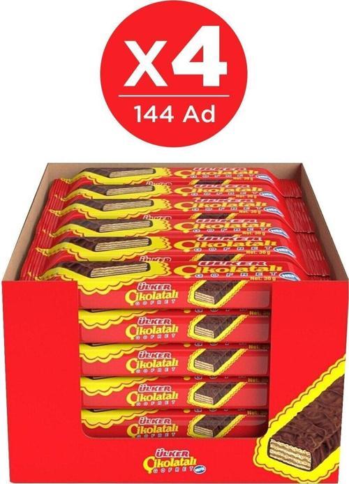 Çikolatalı Gofret 36 Gr / 36 Lı X 4 Kutu (144 Adet)