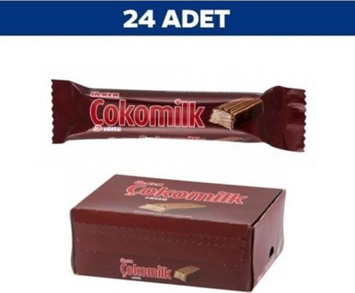 Çokomilk Çikolata Kap.Bar 24 Gr X 24 Adet