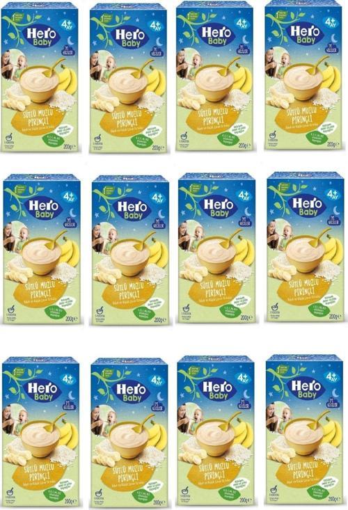 Gece Sütlü Muzlu Pirinçli 200 G X 12 Adet