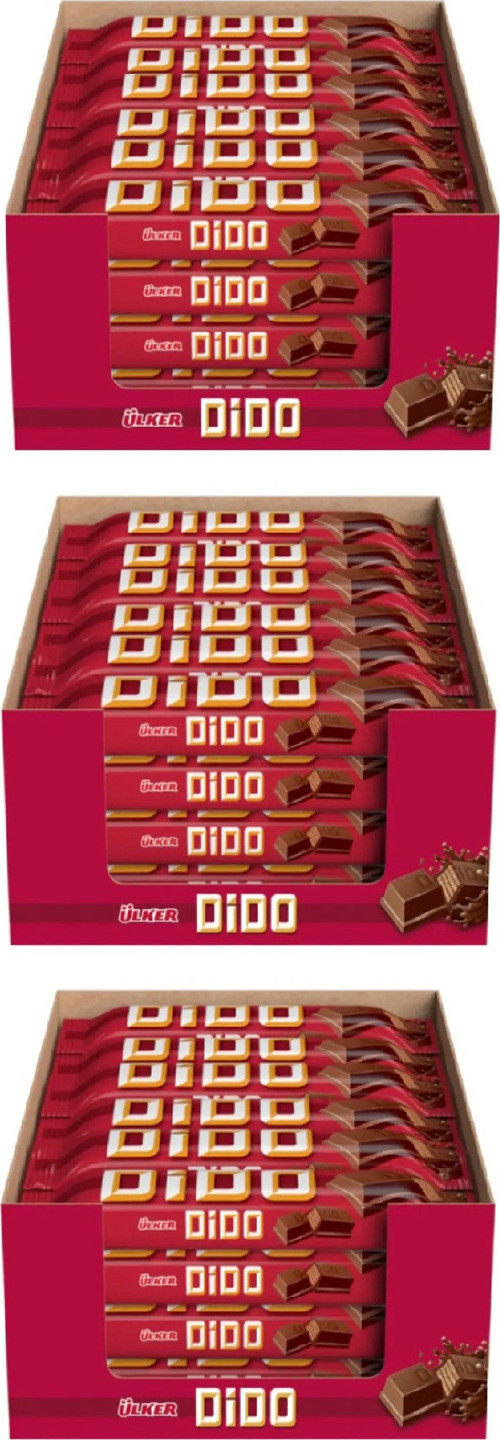 Dido Klasik - Sütlü Çikolata Kaplamalı Gofret - 35 gram - 72 Adet