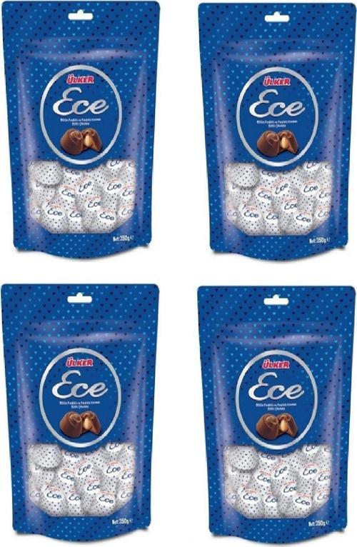 Ece Ikramlık Çikolata Fındıklı 350Gr X 4 Adet