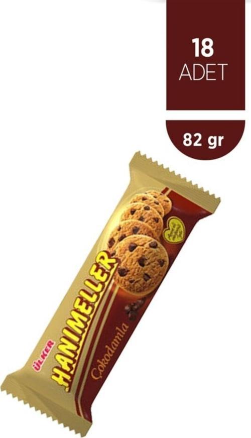 Hanımeller Çokodamla Kurabiye 18'Li 82 G
