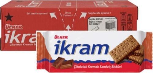Ikram Çikolata Kremalı Bisküvi 24 Adet