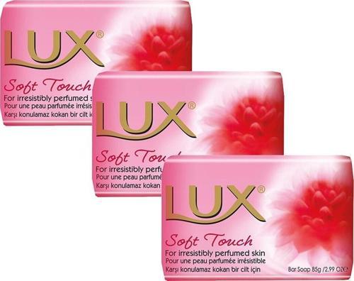3 Ad. Lüx Sabun Pembe80 Gr. Soft Touch