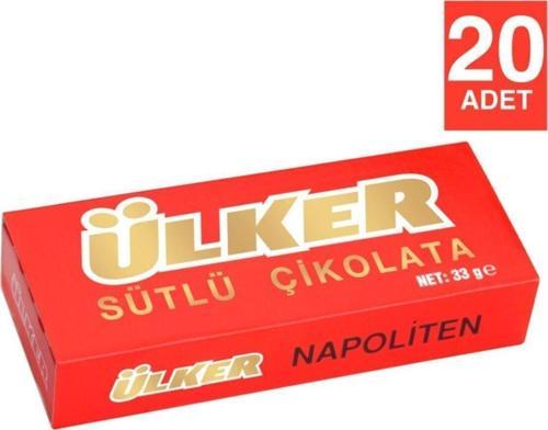 Napoliten Sütlü 33 Gr X 20 Adet